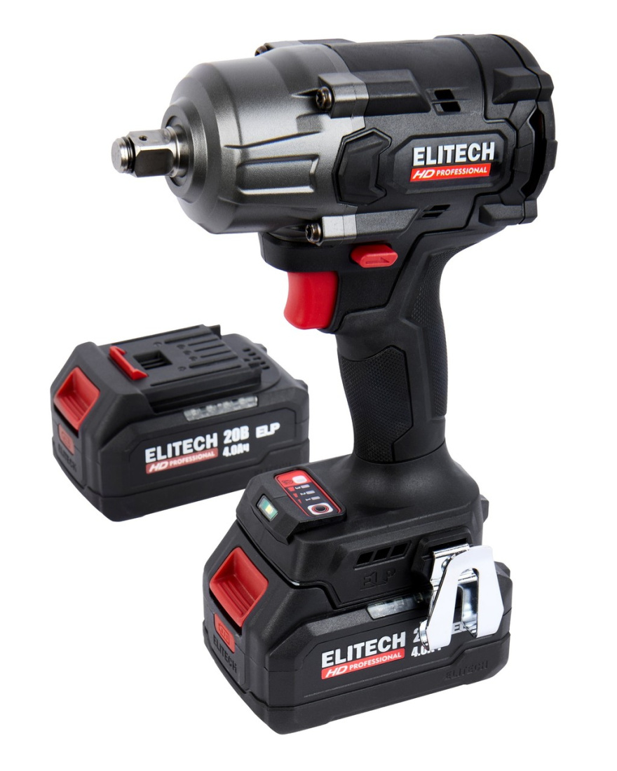 Аккумуляторный ударный гайковер Elitech