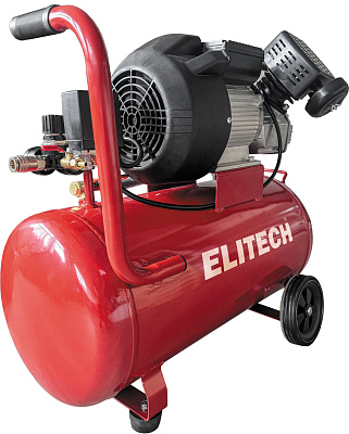 Компрессор масляный ELITECH КПМ 360-50 2,2кВт, 356л/мин, 50л - фото 1
