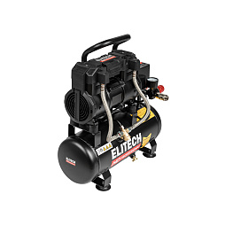 Компрессор безмасляный ELITECH HD ACF 200-8S 1,0кВт, 200л/мин, 8л
