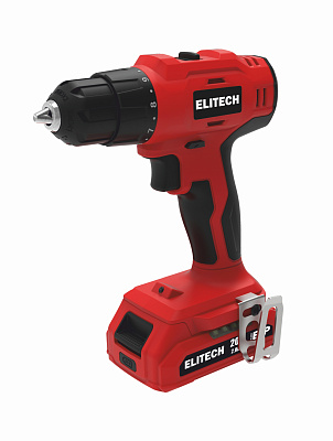 Дрель аккумуляторная ELITECH LM ДА 20-2СЛ 20В, 32Нм, 2х2Ач - фото 1