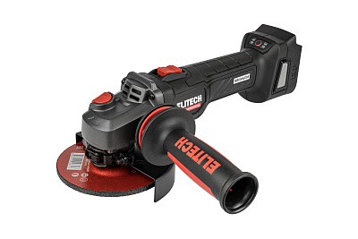 Шлифмашина угловая аккумуляторная ELITECH HD CAG 2012BL 20 В, 125 мм, без АКБ и ЗУ - фото 1