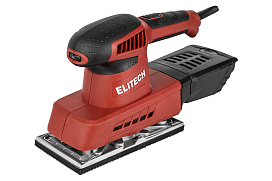 Шлифмашина вибрационная ELITECH МШВ 0319Э 250Вт, 90х182мм