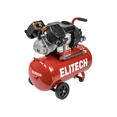 Компрессор масляный ELITECH КПМ 360-50 2,2кВт, 356л/мин, 50л - фото 1