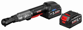 Гайковёрт угловой аккумуляторный ELITECH HD CW 2002SL 20В, 90Нм, 2х4Ач