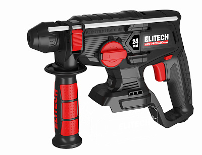 Перфоратор аккумуляторный ELITECH HD CRH 2024BL 20В, 2,5Дж, без АКБиЗУ - фото 1