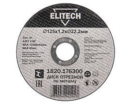 Диск отрезной125х1,2 сталь 1820.176300
