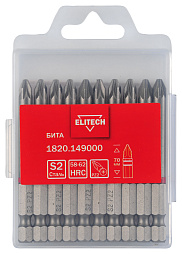 Бита PZ2 70мм, 10шт 1820.149000 (набор)