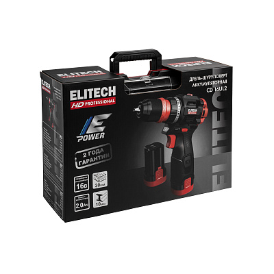 Дрель аккумуляторная м/ф CD 16UL2 (E2201.078.01) - фото 16