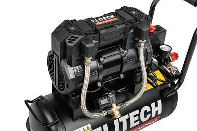 Компрессор безмасляный ELITECH HD ACF 300-24S 1,5кВт, 300л/мин, 24л - фото 5