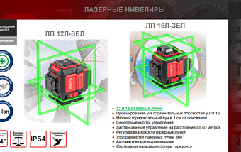 Хиты продаж лазерные нивелиры ELITECH — точность в каждом луче!