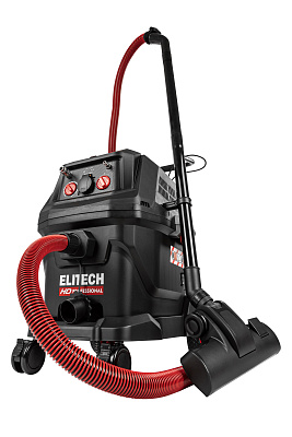 Пылесос строительный ELITECH HD VC 1435IVA 1600Вт, 240мбар , 40л - фото 2