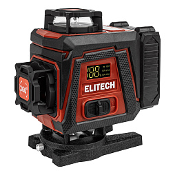 Нивелир лазерный ELITECH ЛН 360-4-ЗЕЛ 4х360, зеленый, аккум