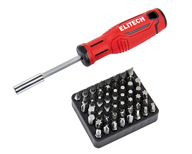 Отвертка и набор бит 290001