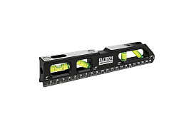 Уровень брусковый ELITECH HD 320306 23 см, 4 колбы