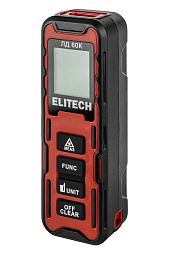 Дальномер лазерный ELITECH ЛД 60К 60м, 2хААА