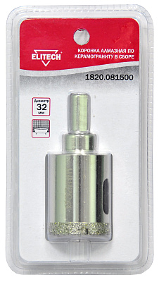 Коронка алмазная 32мм 1820.081500 - фото 1