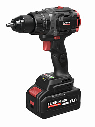 Дрель аккумуляторная ударная ELITECH HD CD 40BL2 40В, 170Нм, 1х4Ач