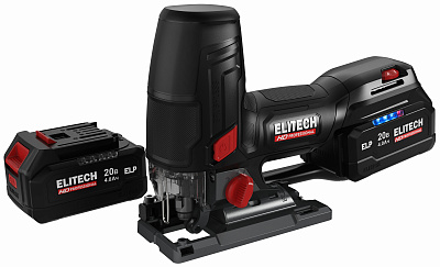 Лобзик аккумуляторный ELITECH HD CJS 2011LPE 20В, 120мм, 2х4Ач - фото 2
