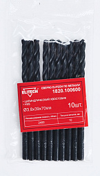 Сверло HSS 3.8х70, 10шт 1820.100600 (набор)