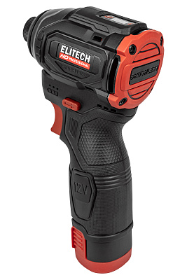 Винтовёрт аккумуляторный прямой ELITECH HD CS 1201L 12В, 145Нм, 2х2Ач - фото 7