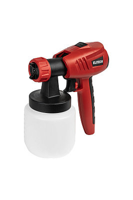 Краскопульт ELITECH КЭ 07-26П 950Вт, 100DIN, 0,9л/мин - фото 3