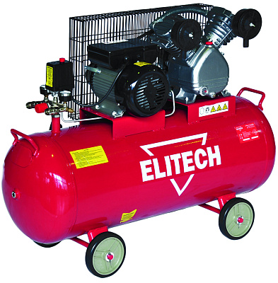 Компрессор ременной масляный КПР 100/400/2.2 (E0504.001.00) - фото 1