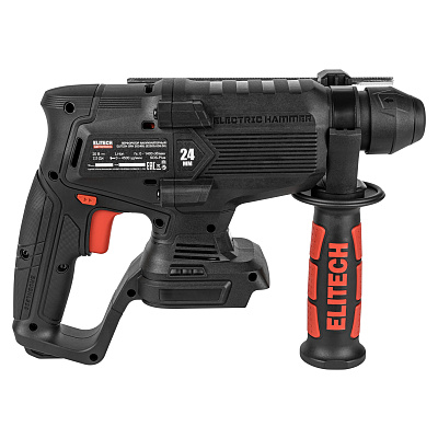 Перфоратор аккумуляторный ELITECH HD CRH 2024BL 20В, 2,5Дж, без АКБиЗУ - фото 6