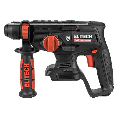Перфоратор аккумуляторный ELITECH HD CRH 2024BL 20В, 2,5Дж, без АКБиЗУ - фото 3