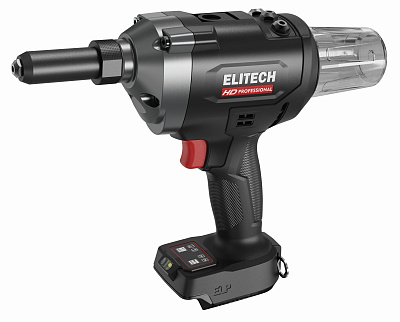 Пистолет заклепочный акк. ELITECH HD CRG 2063BL 20В, 6,4мм, без АКБиЗУ - фото 1