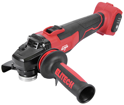 Шлифмашина угловая аккумуляторная ELITECH МШУ 18БЛ 18 В, 125 мм, без АКБ и ЗУ - фото 1